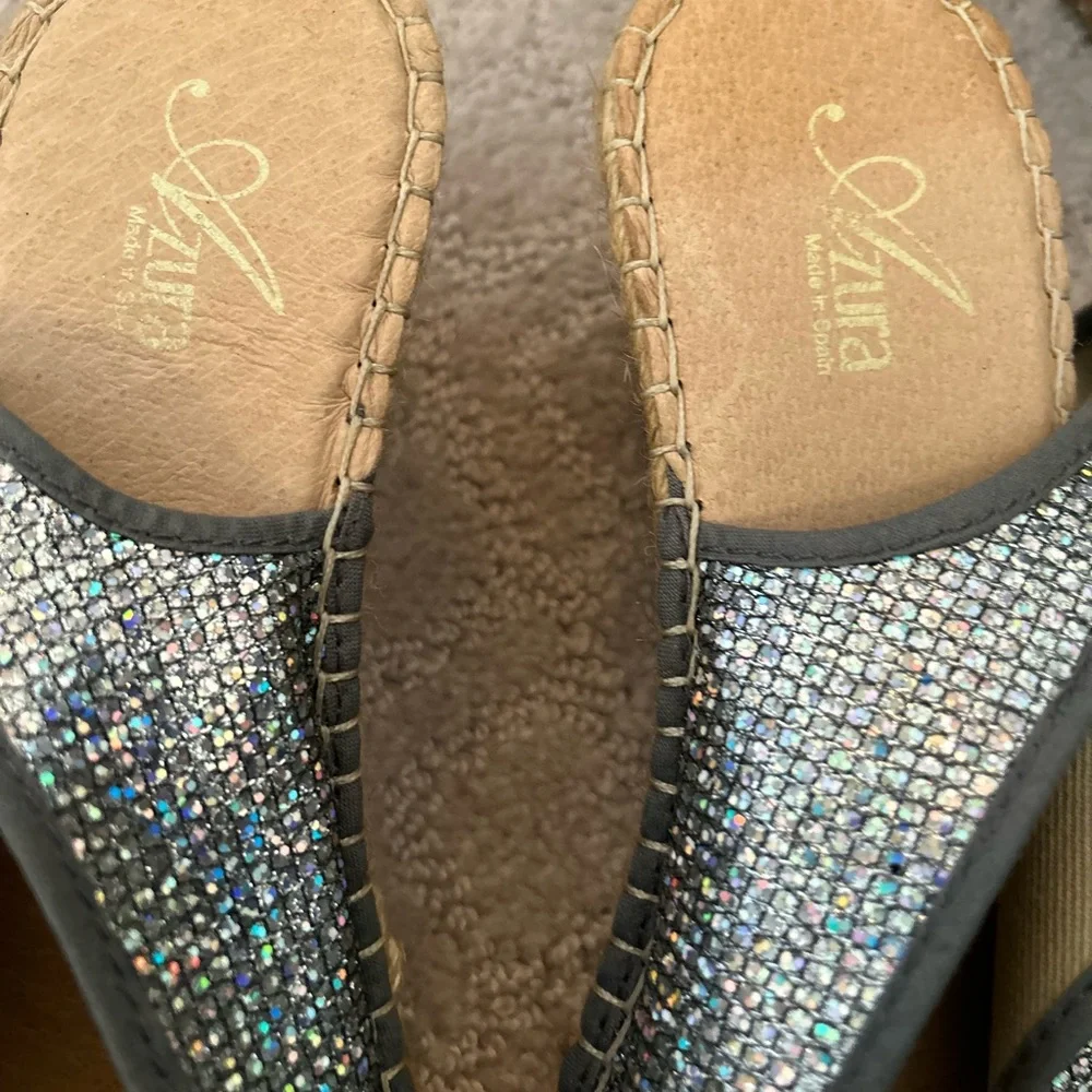 Metallic espadrilles. - Picture 3 of 10
